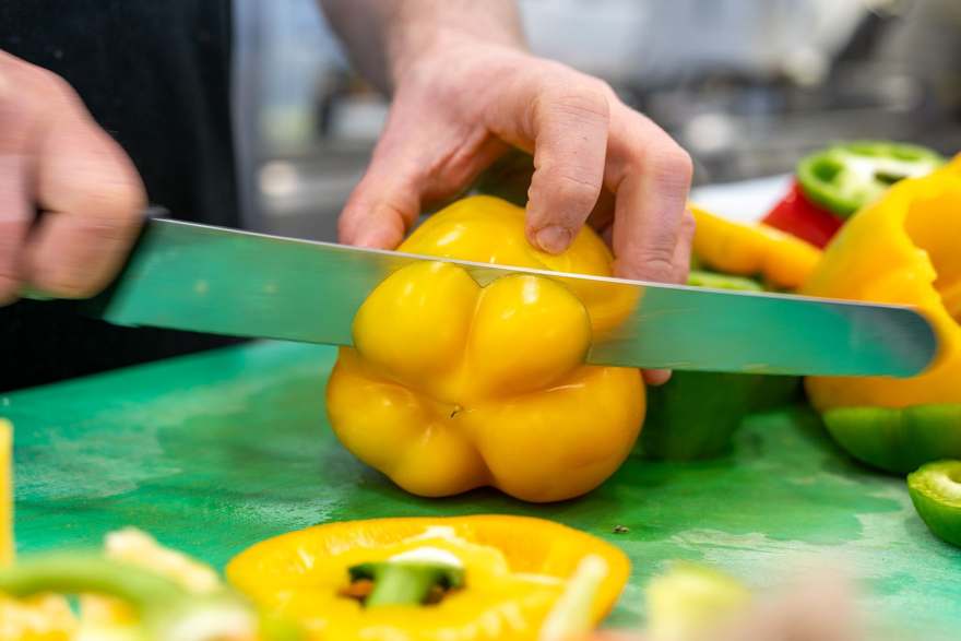 Blick in die offene Leckerstück-Küche